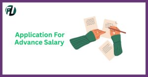 Application for advance salary