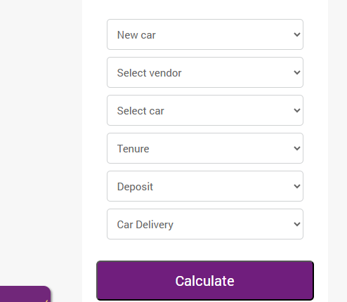 meezan bank auto finance