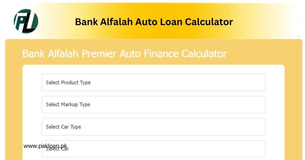Bank Alfalah Car Loan